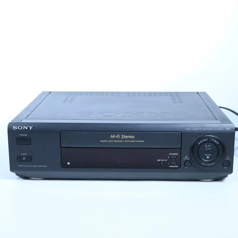 Sony SLV-675HF VCR 4-Head Hi-Fi Stereo VHS Player TESTED & WORKING No Remote